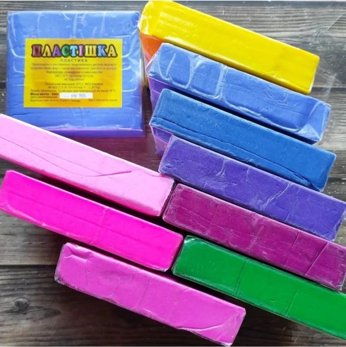 Полімерна глина Пластішка 500 г. Уцінка