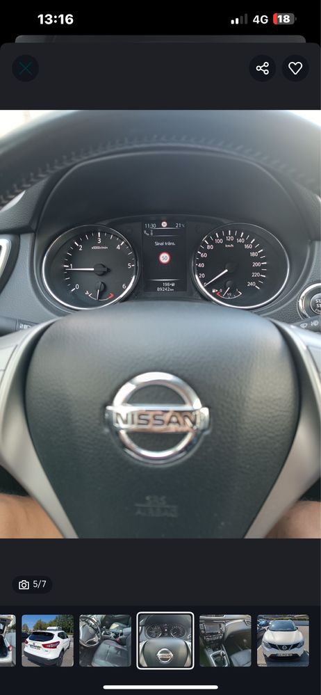 Nissan Quashqai Tekna 1.5 110cv