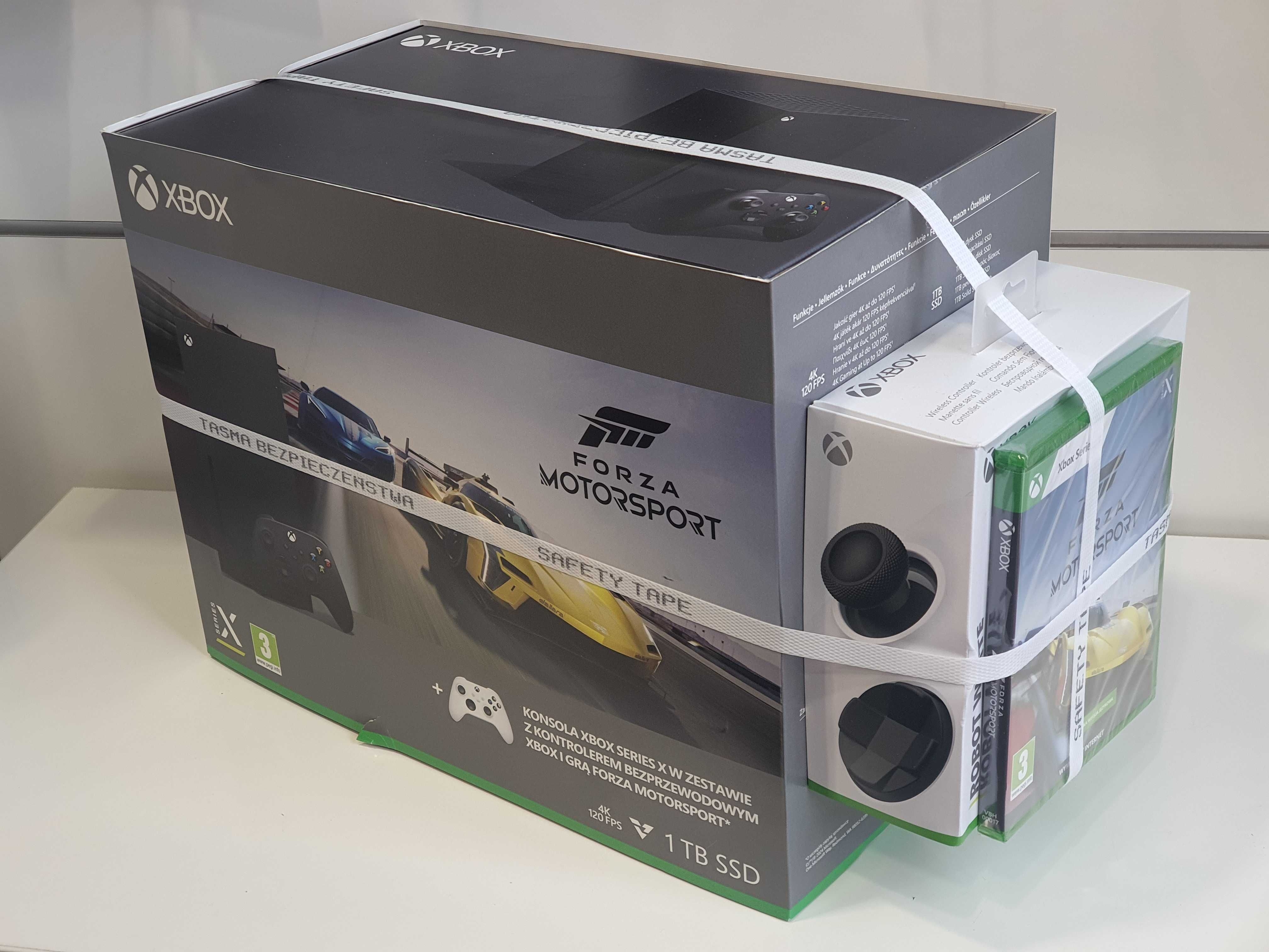 Xbox Series X 1TB SSD 2X Pad Forza Motorsport Sklep Zamiana