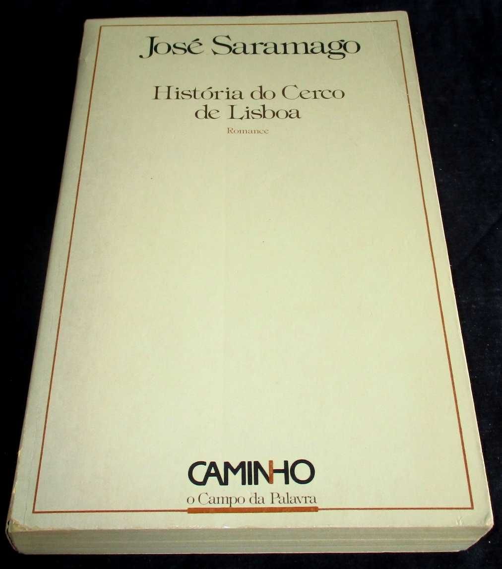 Livro História do Cerco de Lisboa José Saramago Caminho 1ª edição