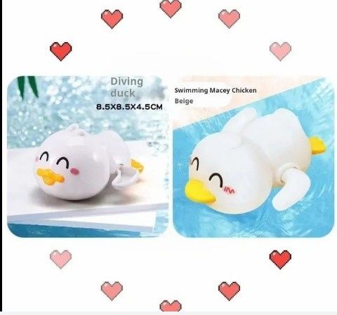 Іграшка для вани, іграшка для води білого кольору.
Вона повільно плава