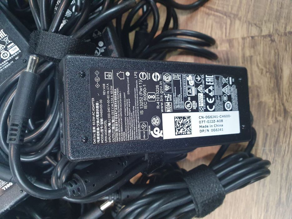 Електрошрот Dell 65W 19,5V 3,34А 4.5х3.0мм оригінал блок живлення