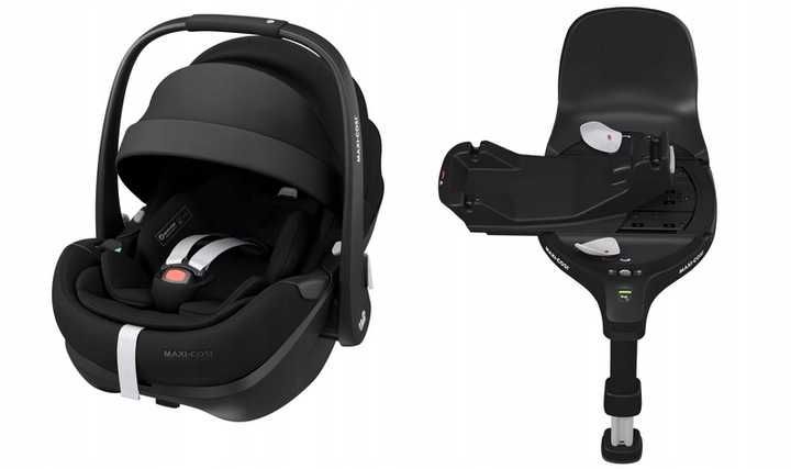 Venicci Claro 4w1 Noir + Maxi-Cosi Pebble 360Pro² + Baza obrotowa 360