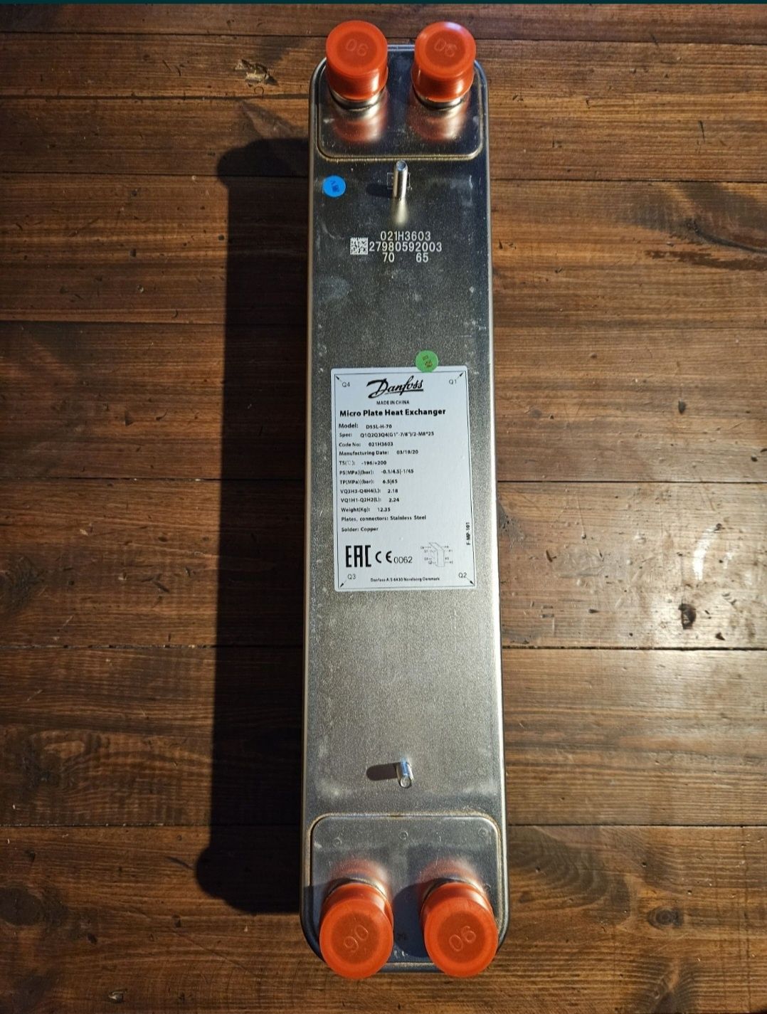 Wymiennik płytowy D55L-H-70 Danfoss -NOWY