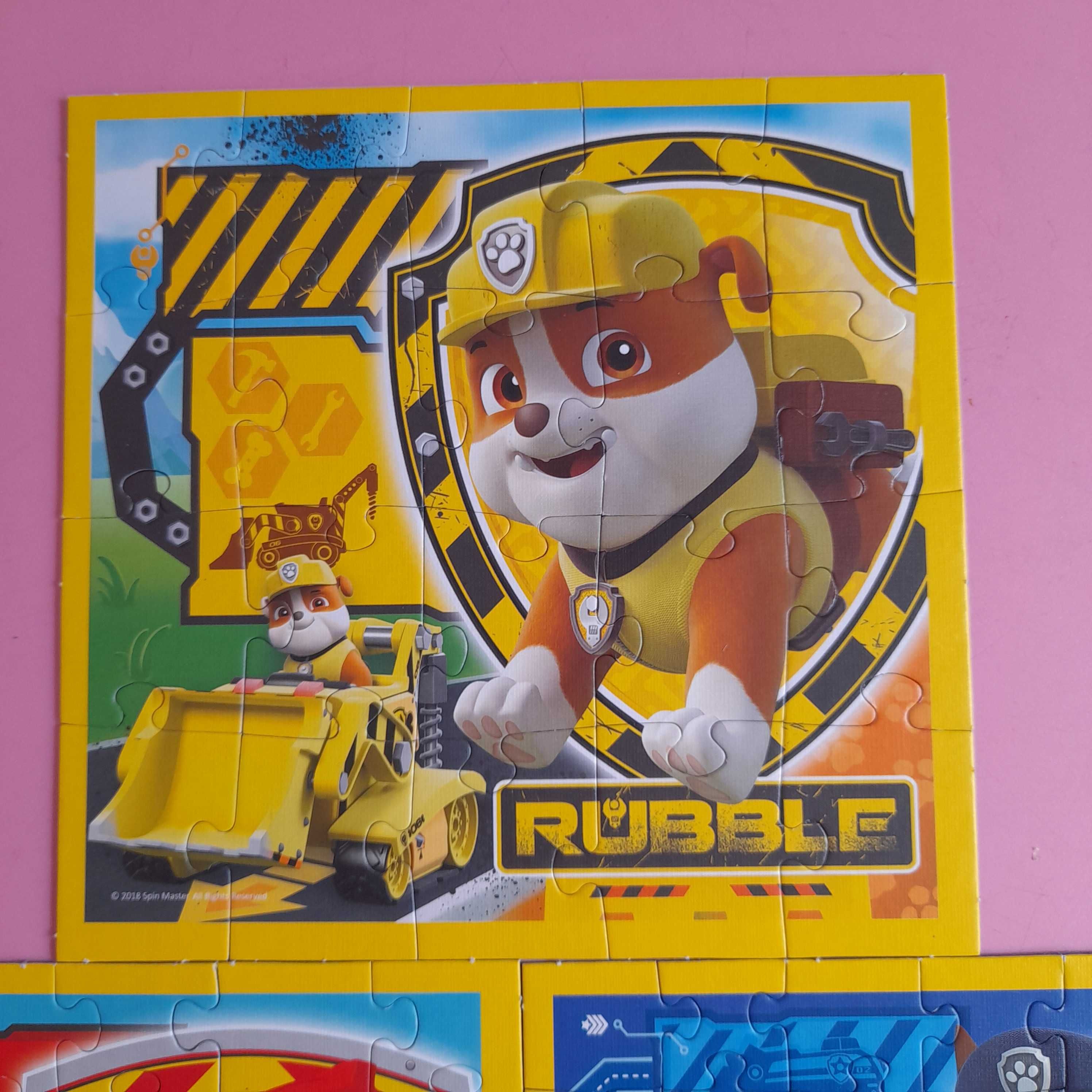 Puzzle 3w1 Psi Patrol Trefl 3+ Paw Patrol Chase Rubble Marshall