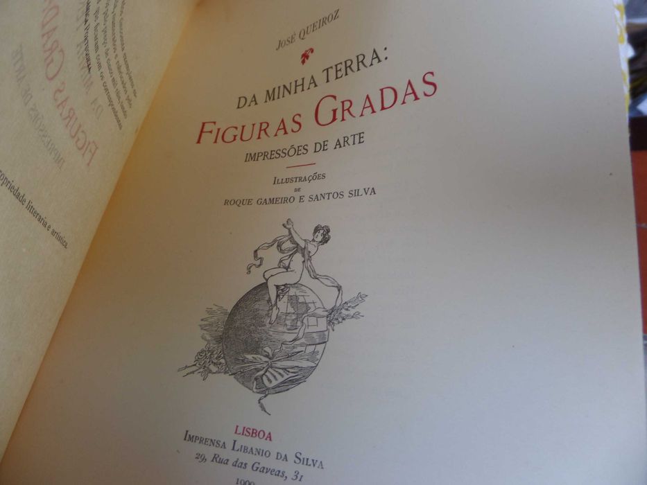Da minha terra: FIGURAS GRADAS Impressões de Arte 1ª Edição - 1909