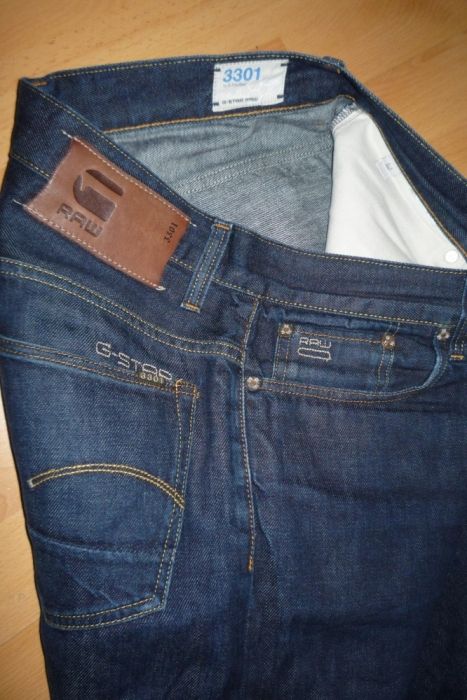 Spodnie męskie młodzieżowe jeans roz M, L * G-Star Raw Denim 3301