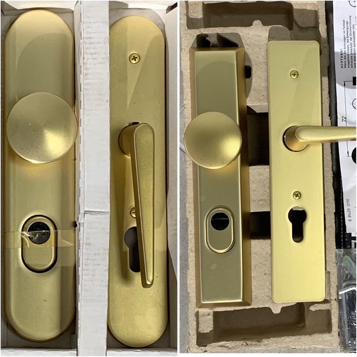 Ручка фіксована з броньованою планкою захисту замка ABUS KLZS мцв 72мм