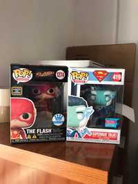 Funko POP DC - Superman Blue #419 & The Flash #1274