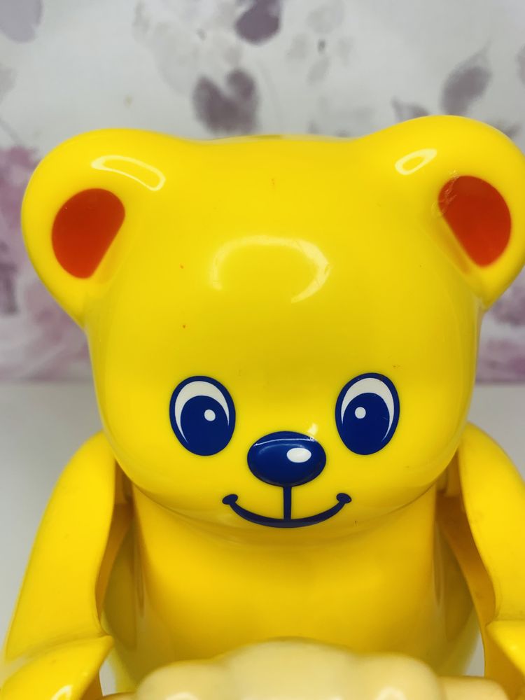 wańka wstańka żółty miś - Roly Poly Bear, Tomy. Vintage