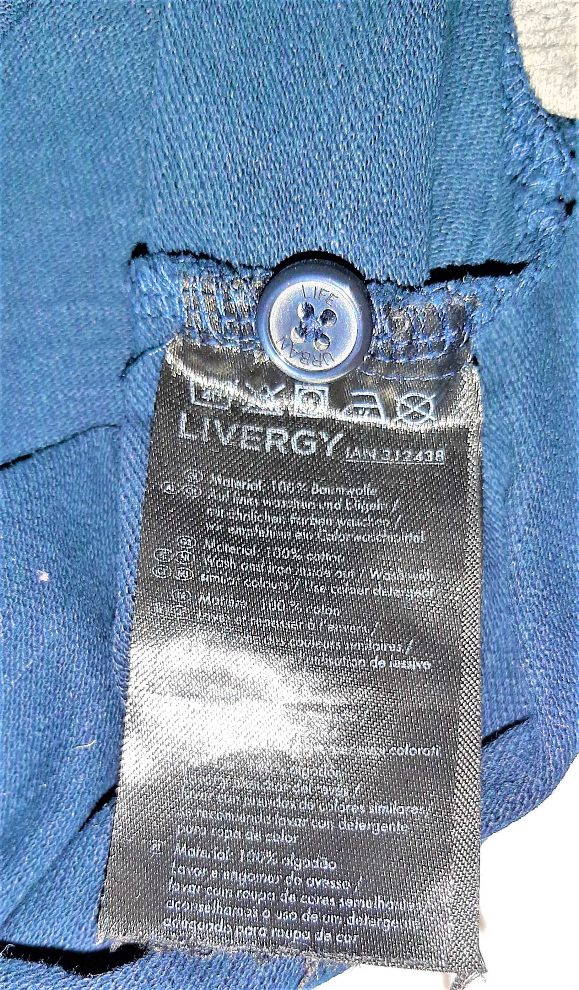 Stylowa Koszulka Polo T-shirt Męski rozm. L haft LIVERGY