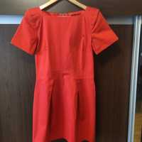 Klasyczna czerwona sukienka French Connection