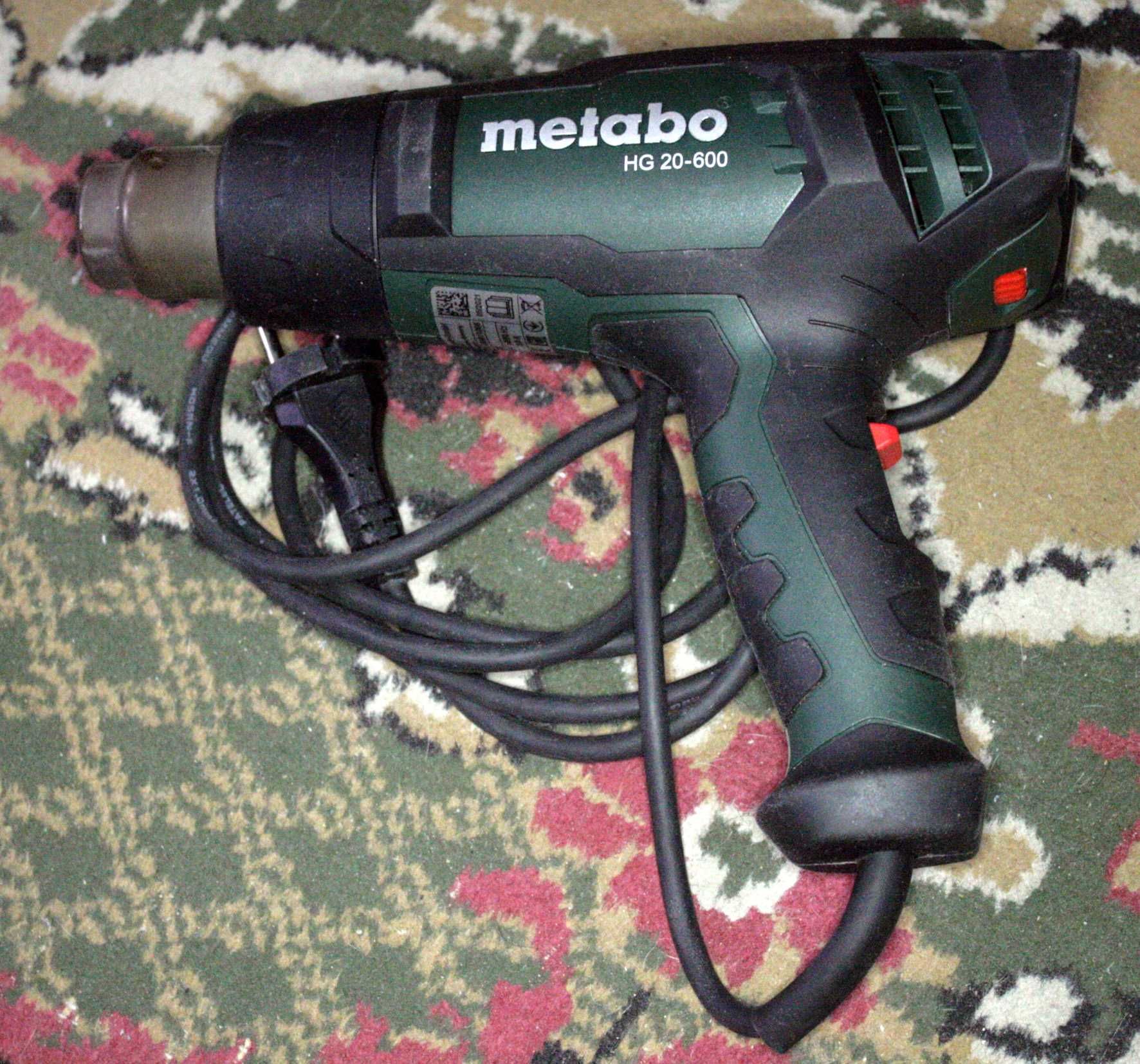 Фен строительный Metabo HG 20-600, Original Japan Tools