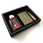 Наблр Бензиновая зажигалка Kahtai J2 + бензин форма Zippo + коробка