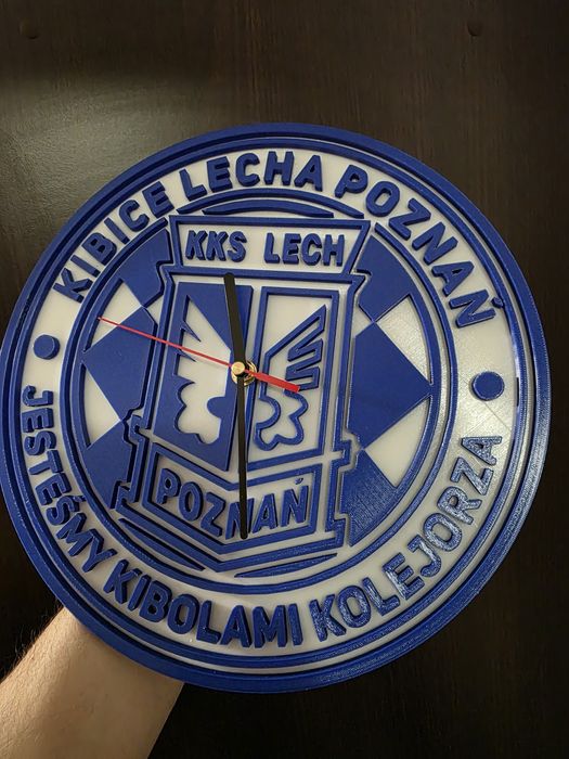 Zegar Kks Lech Poznań kibolski