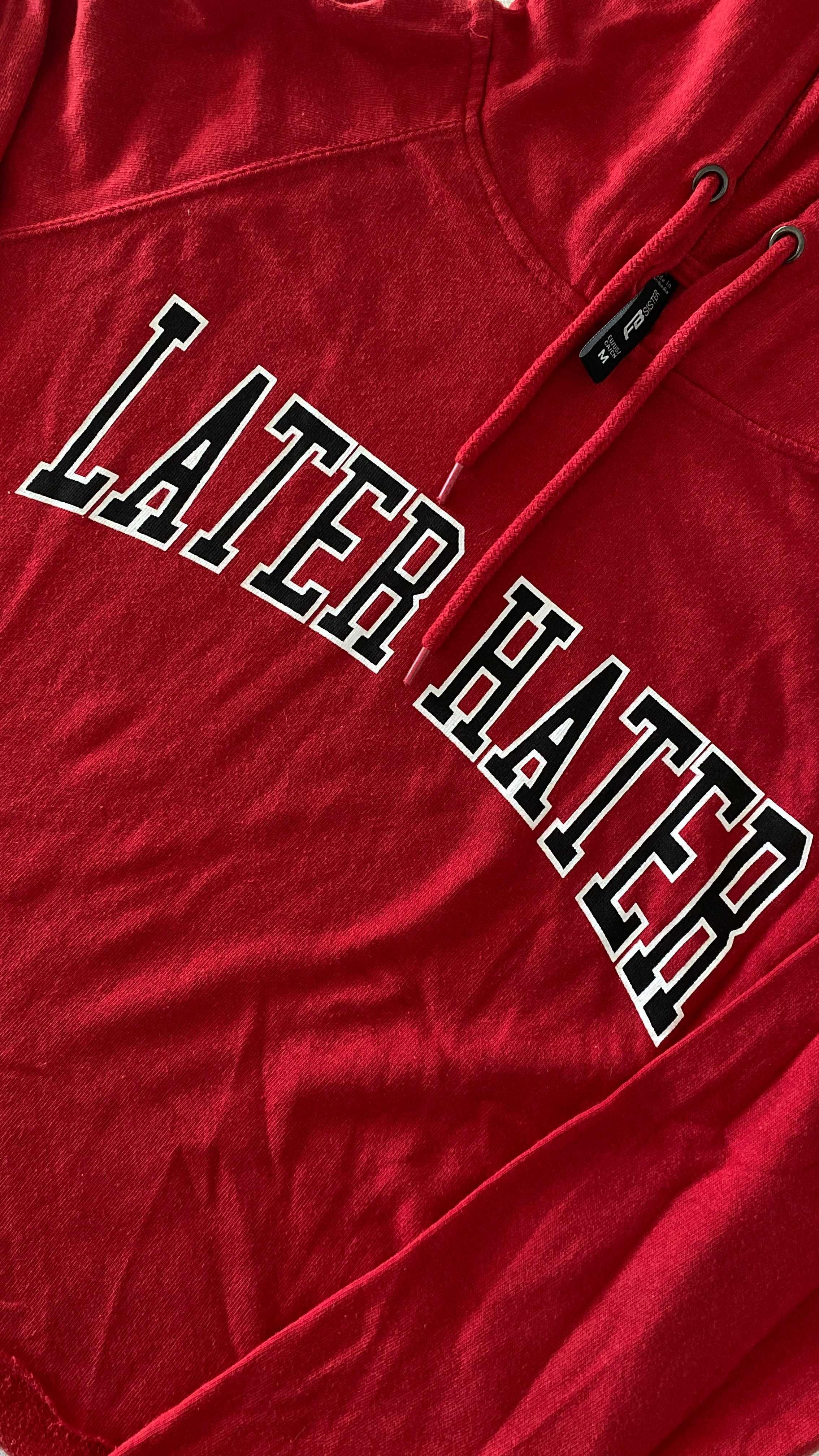 Hoodie vermelho da New Yorker