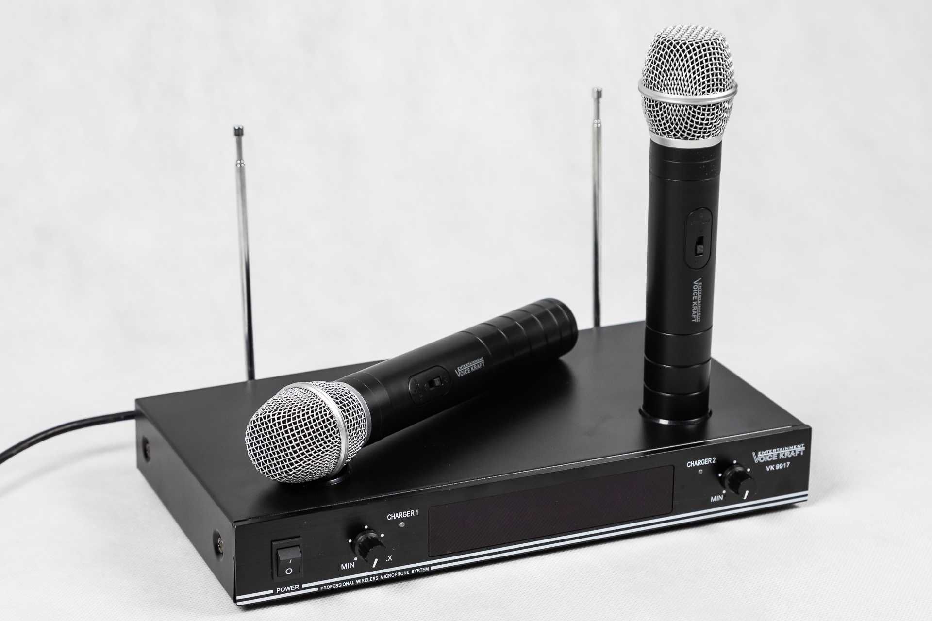 Voice Kraft VK 9917 - zestaw mikrofonów bezprzewodowych