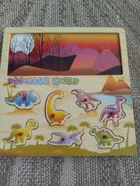 Puzzle dinozaury