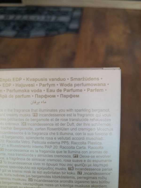 Woda perfumowana Avon Incandessence 50ml.