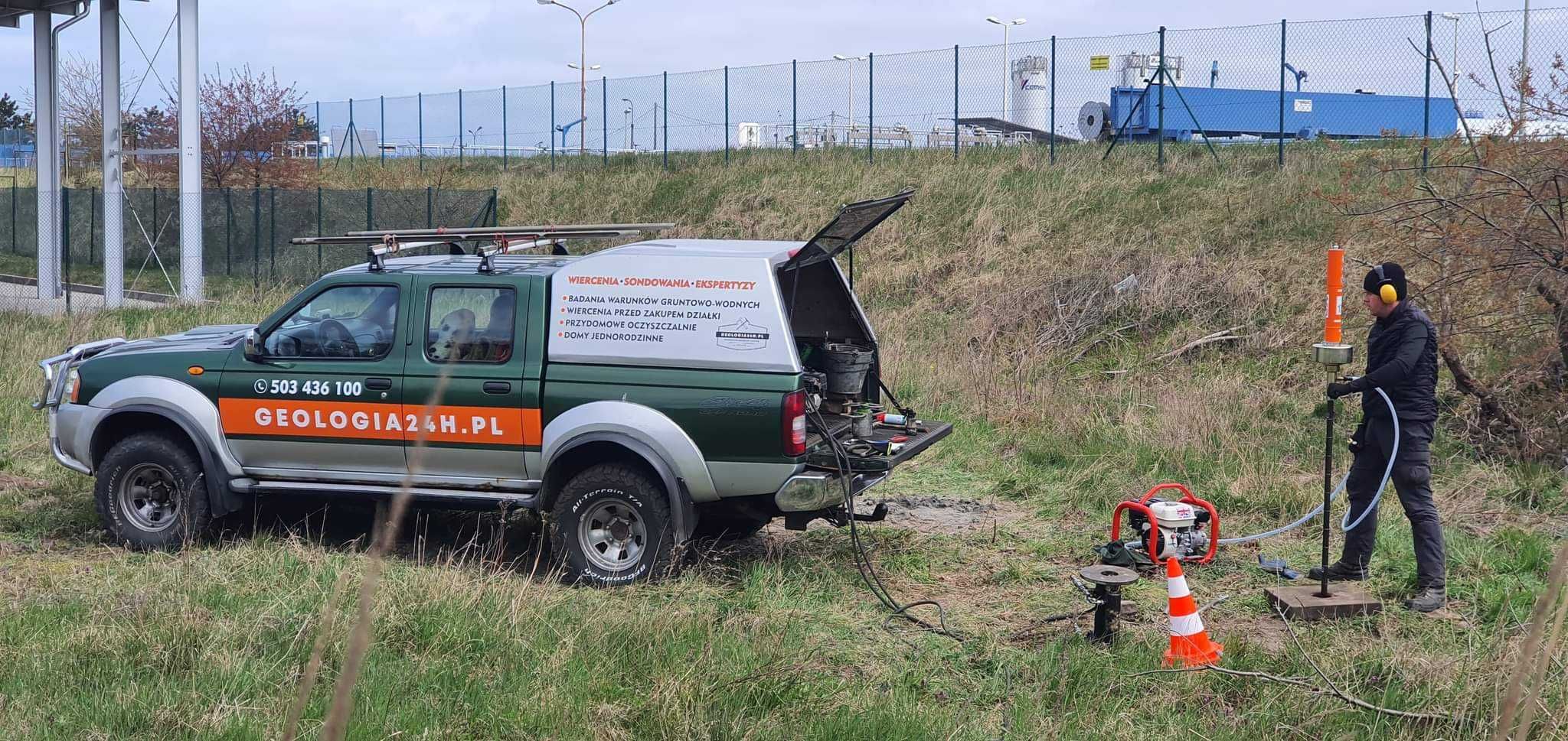 Odbiór zagęszczenia, płyta dynamiczna, badania gruntu - GEOLOG, SENDOM