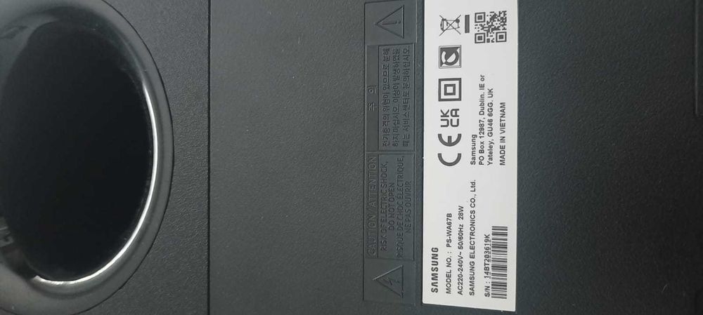 Subwoofer Samsung PS-WA67B