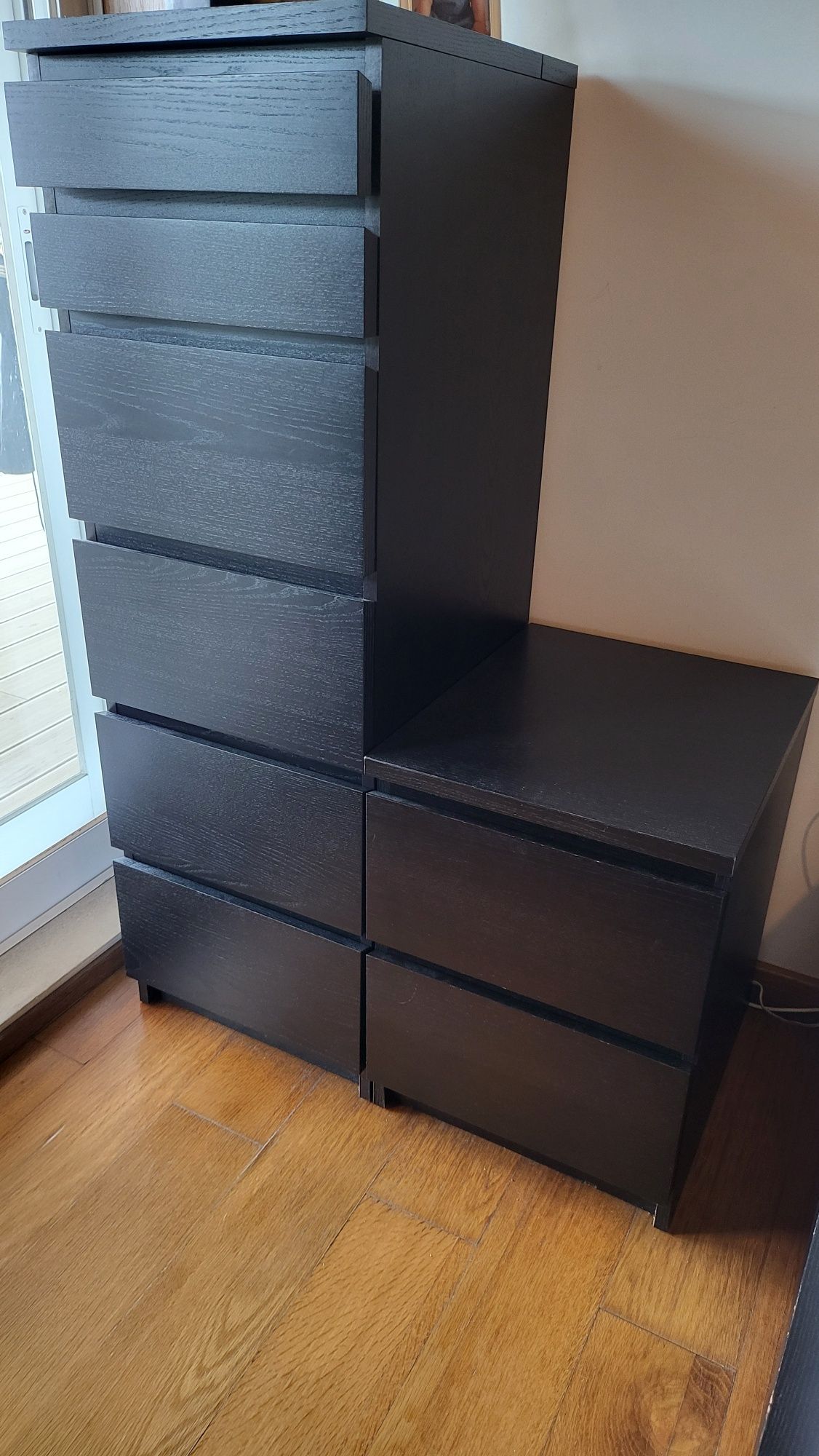 Quarto Completo (cama + colchão + mesas cabeceira + moveis + aparador)