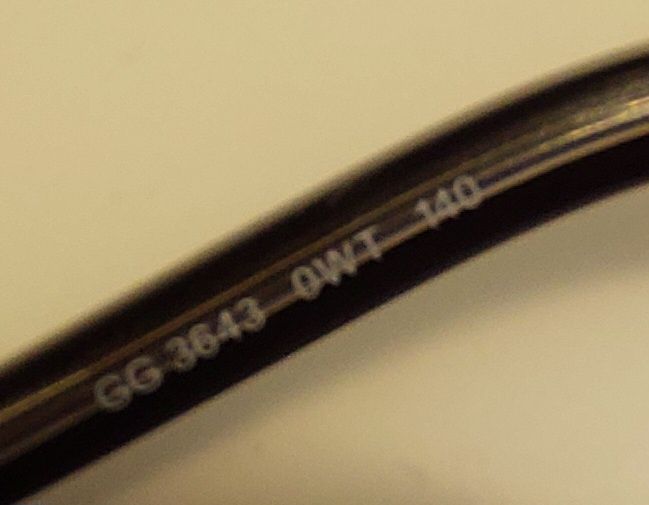 GUCCI oryginalne okulary oprawki, model GG 3643