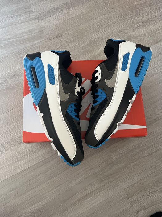 Buty Nike Air Max 90 granatowo-biało-niebieskie, nowe, rozm. 44 28cm
