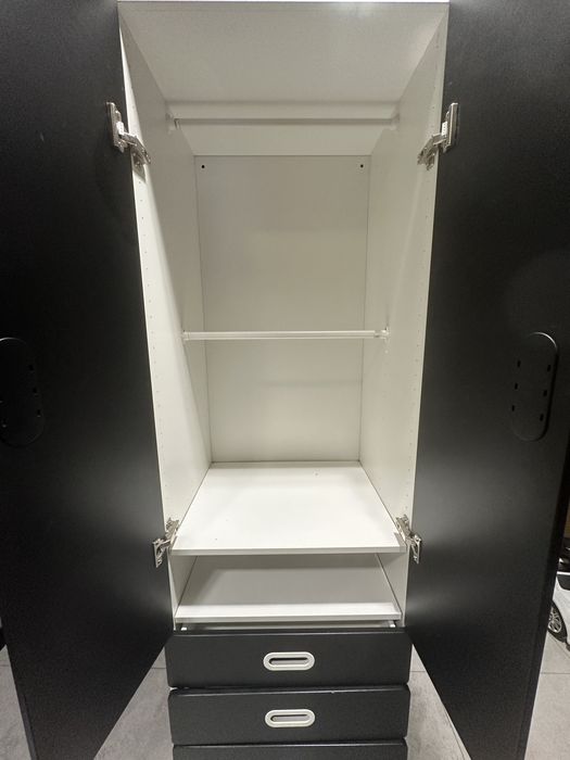 Szafa ikea smastad czarna