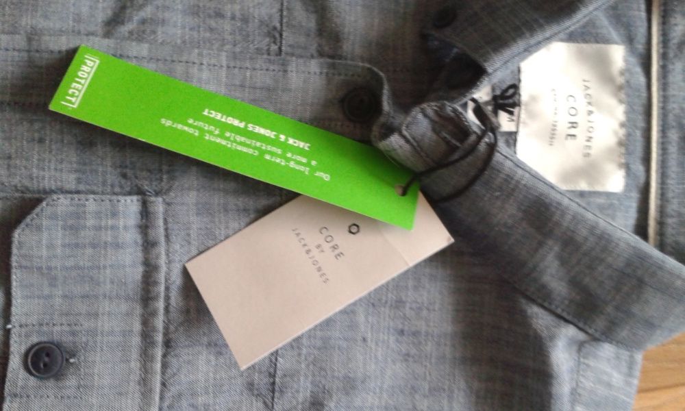 koszula męska JACK & JONES NOWA niebieska rozm. M