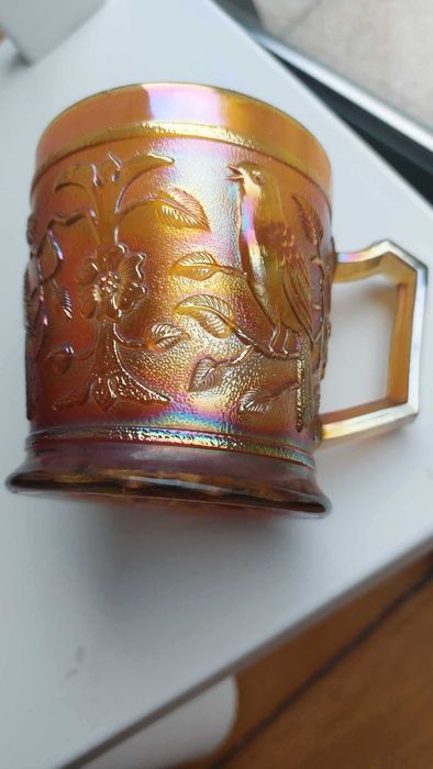 Caneca de vidro "Carnival Glass"