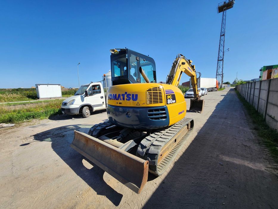 Koparka Komatsu PC80MR-3,  2013 r - 8 ton