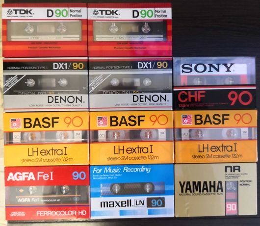 Продам новые оригинальные фирменные аудиокассеты Япония-1982 год и ФРГ