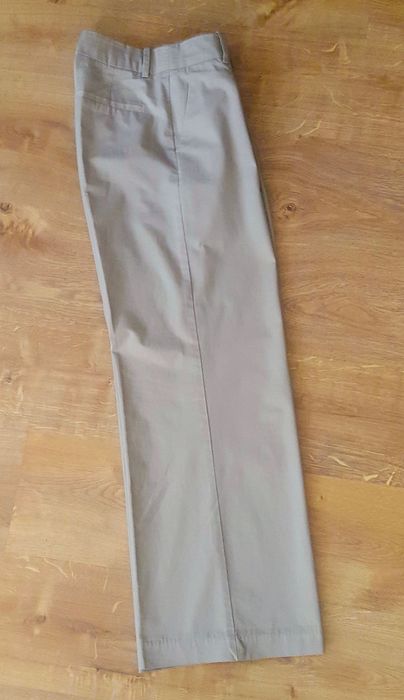 H&M__Spodnie damskie bawełniane z szeroką nogawką__36/S