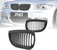 GRELHAS FRONTAIS PARA BMW SERIE 1 E87 04-07 PRETAS