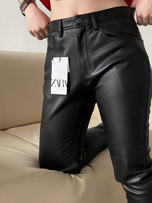 Штани Zara шкірні нові