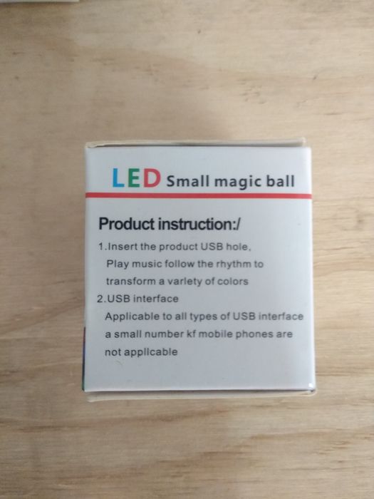 Led Small Magic Ball 4w