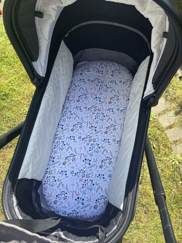 Wózek Muuvo Quick 3.0 z gondolą XXL – szary