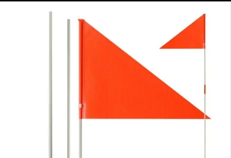 Chorągiewka ostrzegawcza do roweru lub przyczepki rowerowej