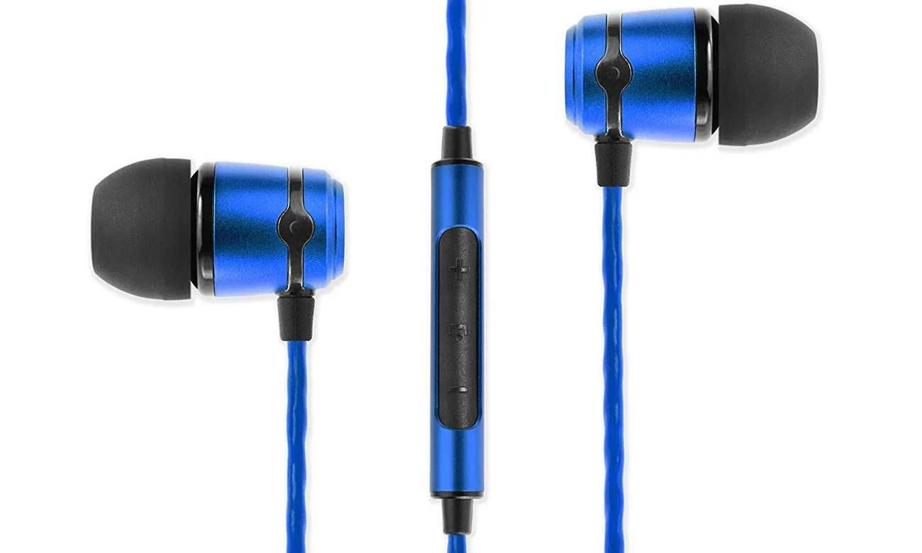 Słuchawki dokanałowe SOUNDMAGIC E50C Niebiesko-czarne