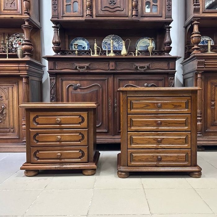 Тумба приліжкова дуб 3643 комод дерево 3644