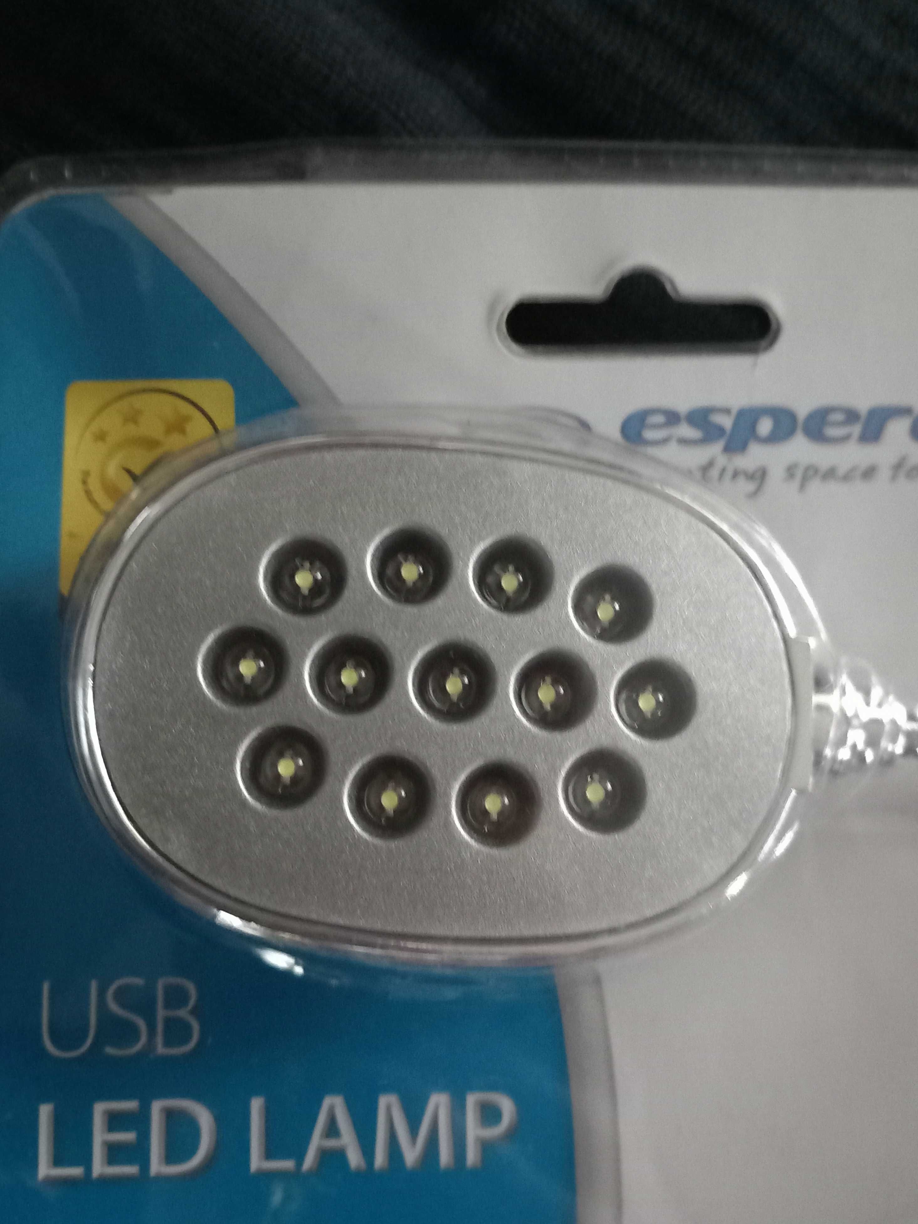 Lampka LED USB do notebooka i komputera 13 LED Esperanza