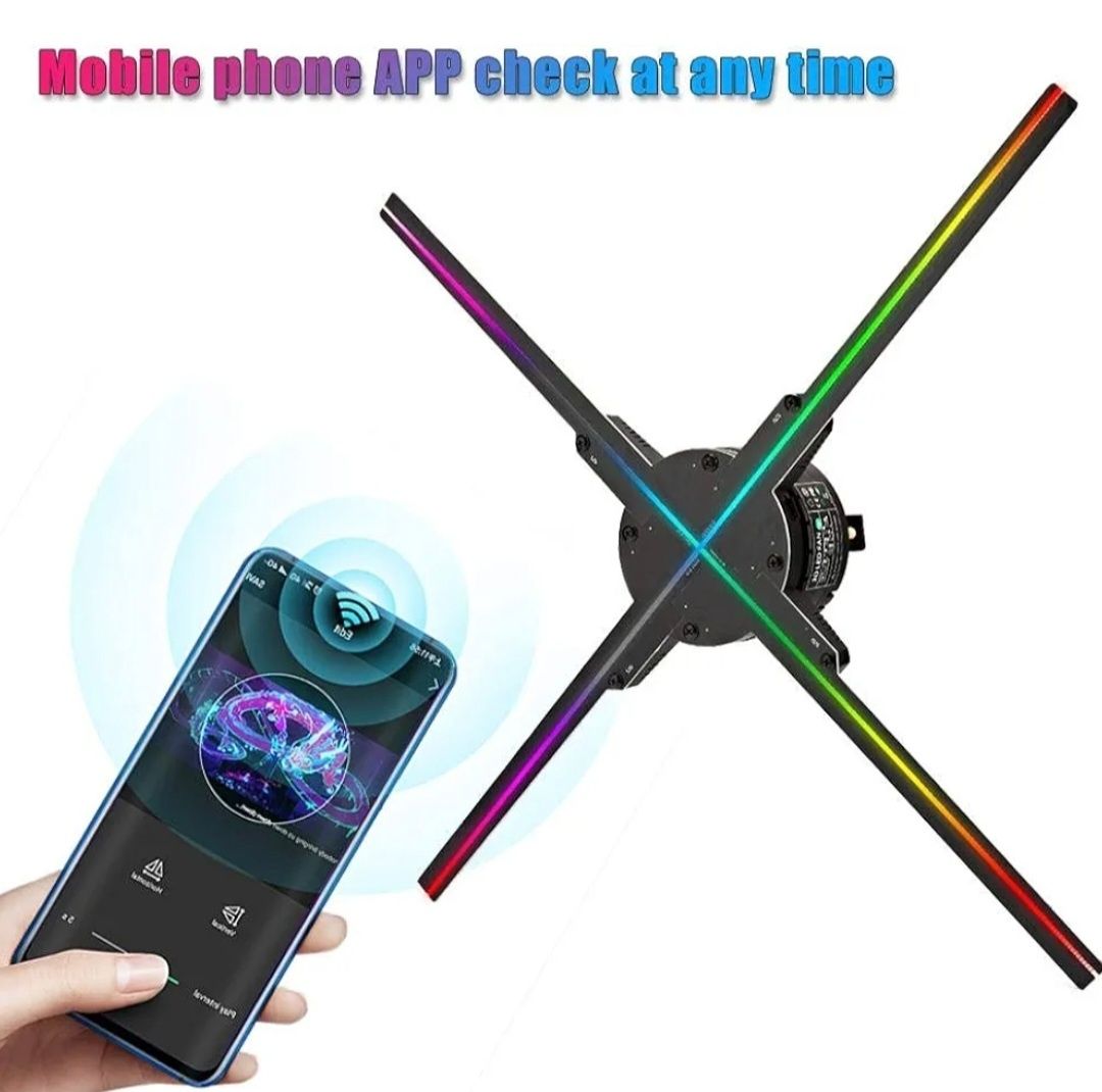 Hologram 5D Animacje Reklamy Text Grafit