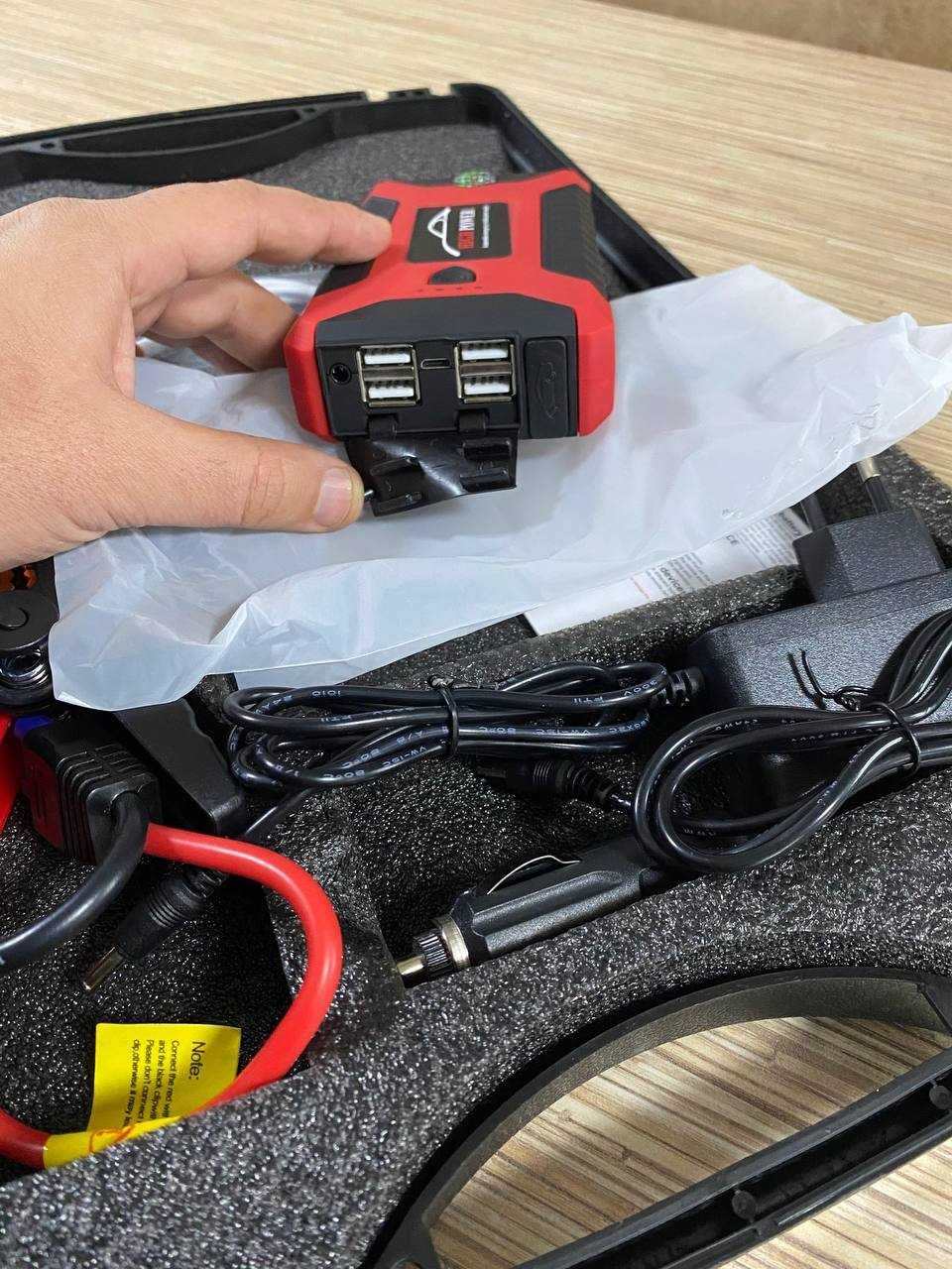 Пускозарядное устройство JUMP STARTER JX27 WITH PUMP 99800 мАч NEW!