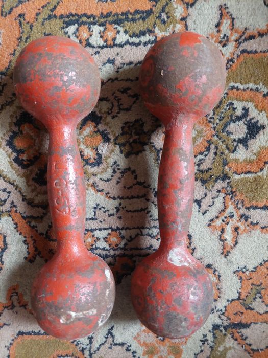 Гантелки советские по 3 кг