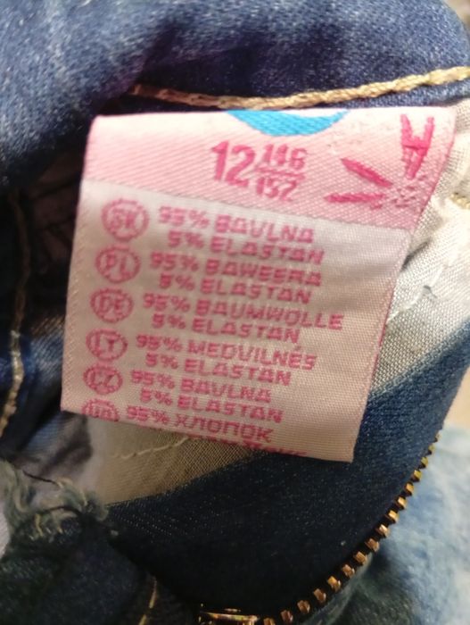 Kombinezon dla dziewczynki .Jensowy