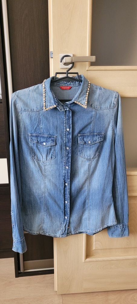 Koszula jeans Guess - oryginalna