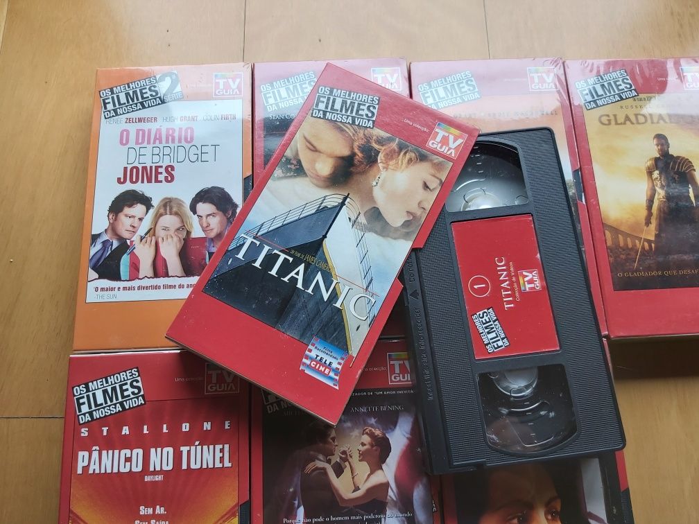 Cassetes filmes várias VHS