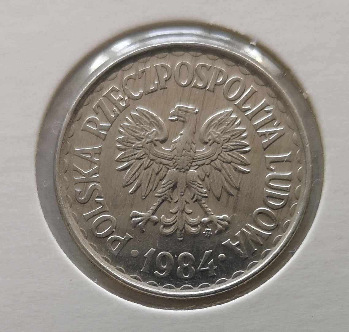 Moneta PRL 1 złoty 1984r.Al.Stan monety widoczny na zdjęciach.