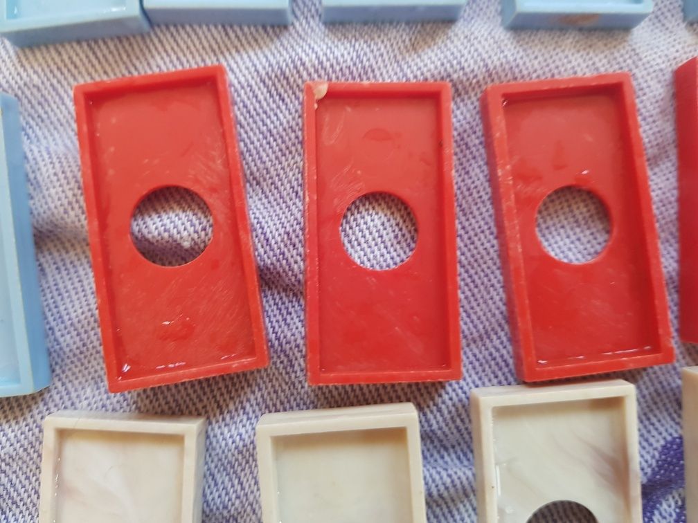 Klocki jak domino z PRLu, vintage, kolekcjonerskie